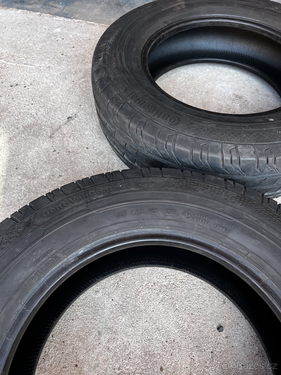 4x Continental 205/75/16 C 7mm letní - 3
