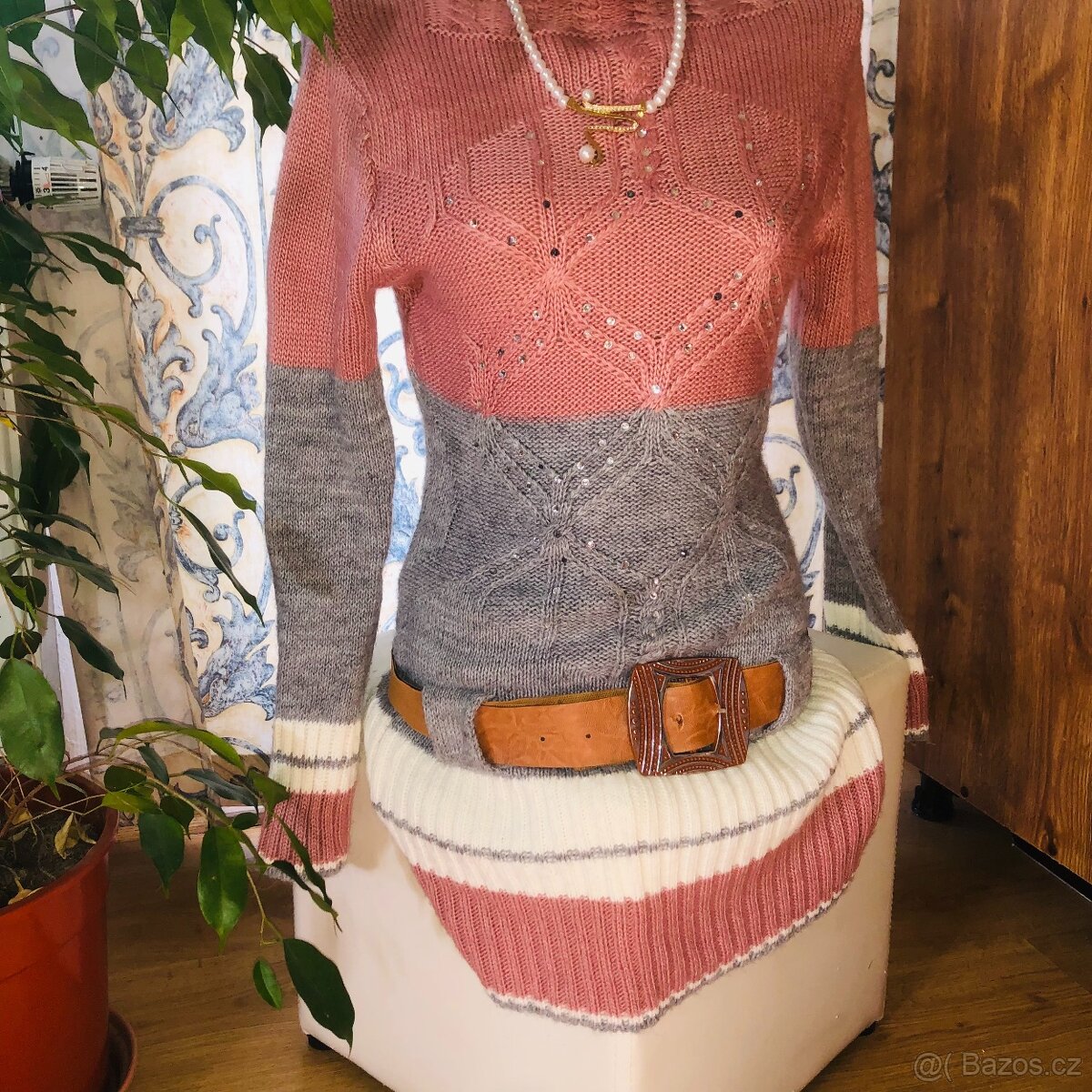 teplesaty# business# longsvetr# pletene# třpytky#svetrovesat - 3