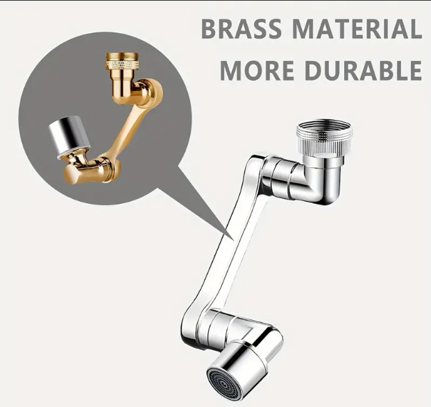 Vodovodní baterie- otočný kovový prodlužovací kohoutek - 3