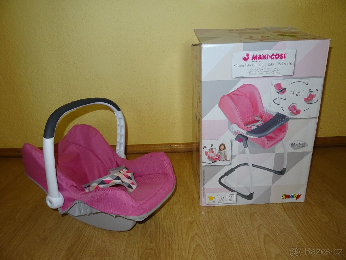 Jídelní židlička, autosedačka, houpačka - 3