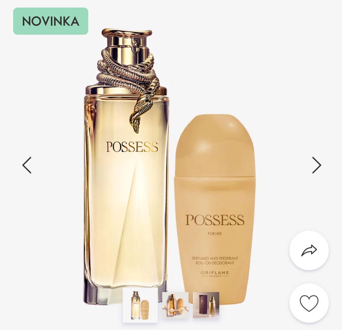 DÁRKOVÁ SADA POSSESS PRO ŽENY ORIFLAME - 3