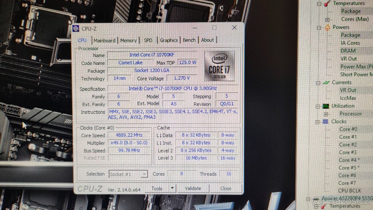 Intel Core i7-10700KF - 3