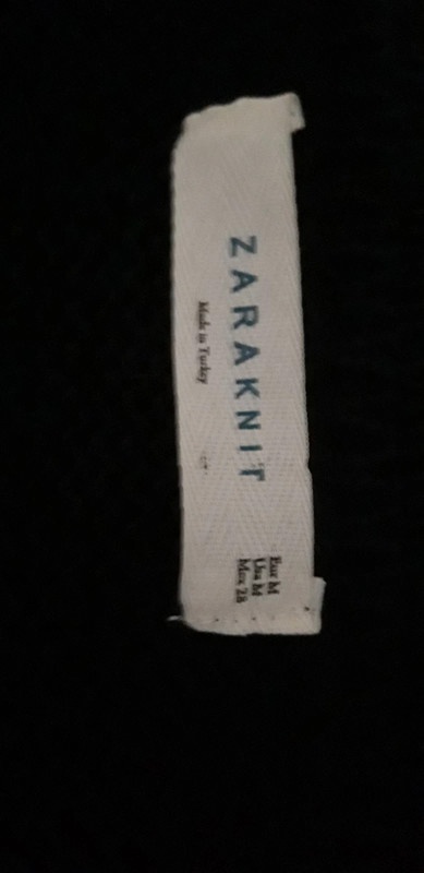 Dámský černý svetr ZARA - 3