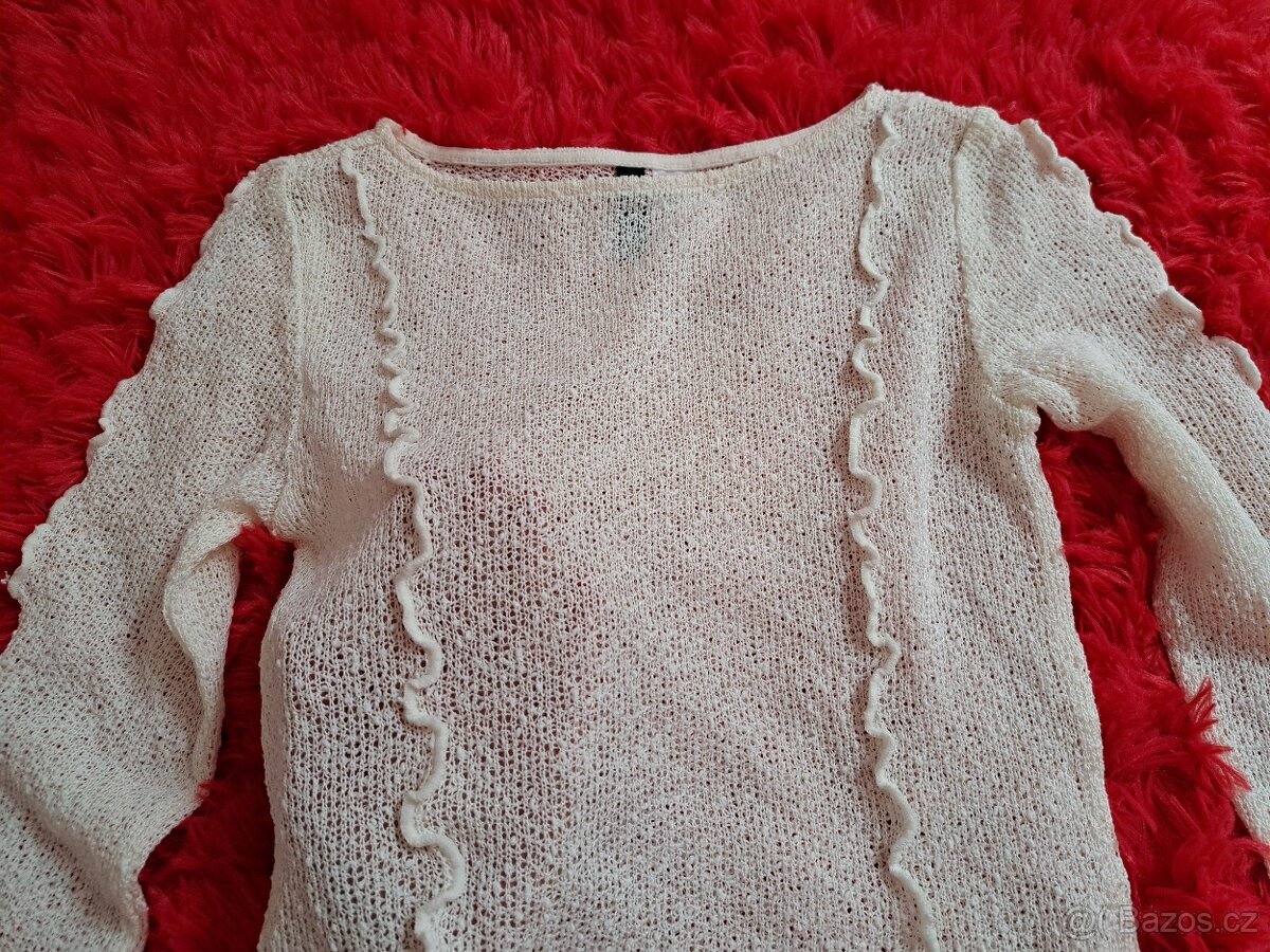 Dámské síťované tričko H&M vel. XS - 3