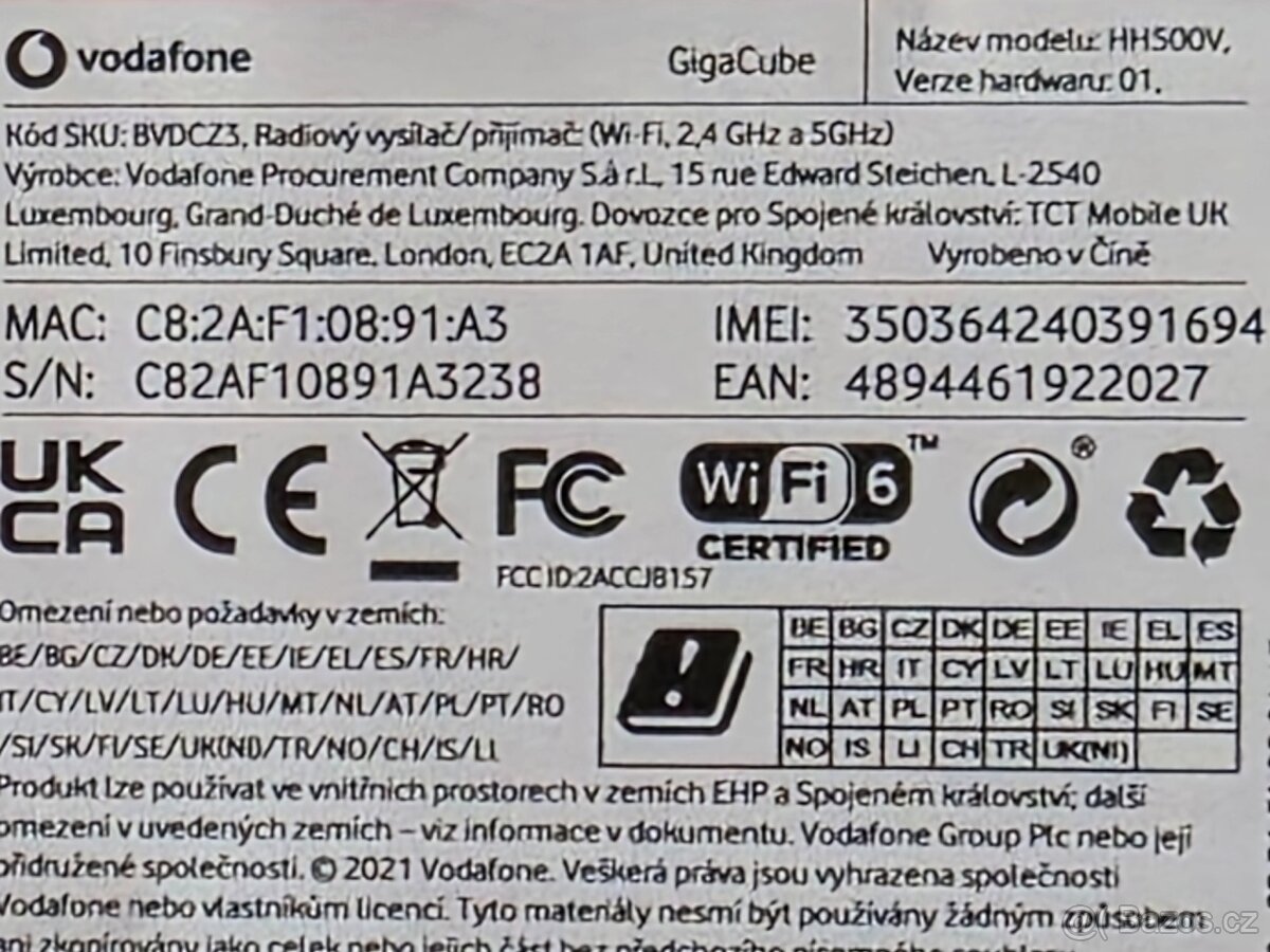 GIGA Cube 5G Vodafone - 3