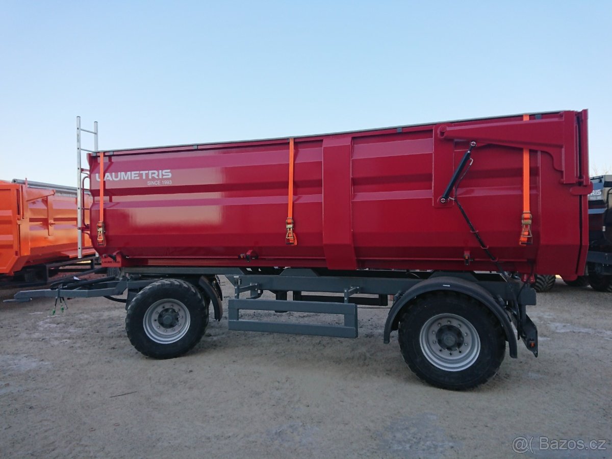 Traktorový přívěs vlečka návěs vlek sklápěcí 14 tun - 3