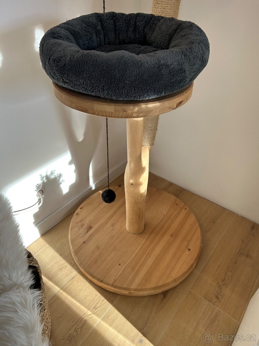 Kočičí škrabadlo, kočičí strom odpočívadlo pelíšek - 3