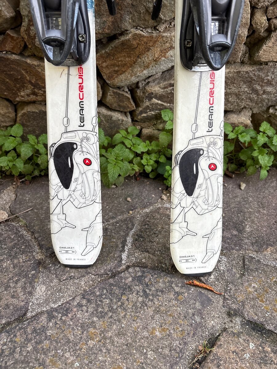 Prodám dětské lyže Dynastar Team Speed + vázání Look Team 4 - 3