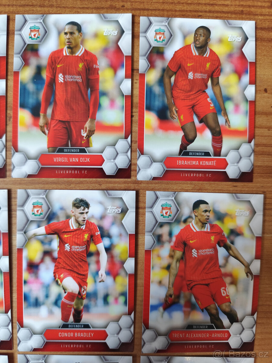 Fotbalové kartičky - Liverpool - 3