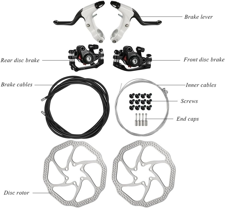 Kompletní sada kotoučových mechanických brzd, NOVÁ - 3