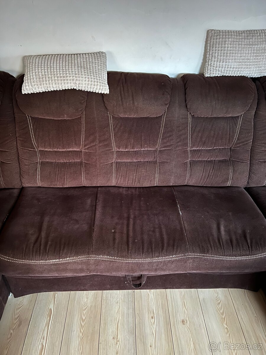 Rozkládací sedací souprava do U - 3