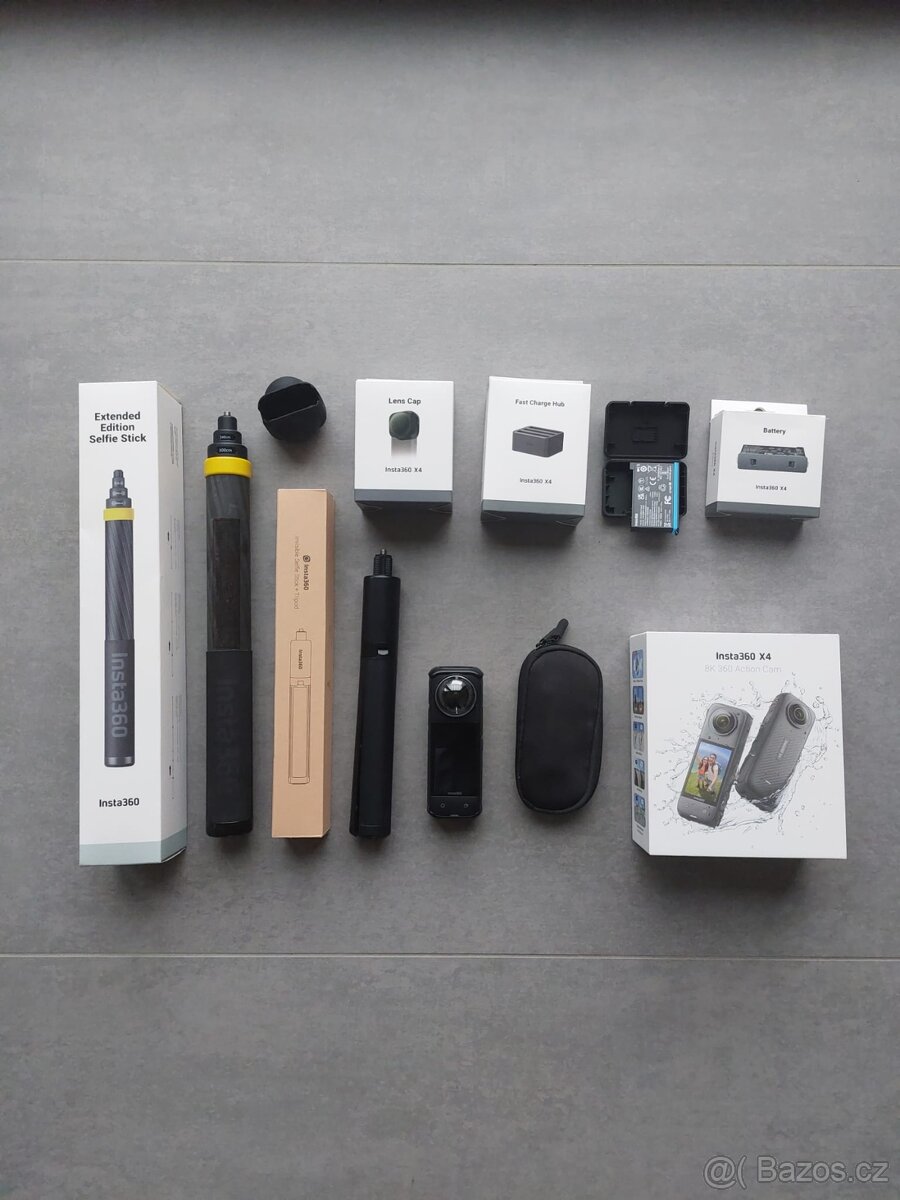 Insta360 nabíječka - fast charge hub X4 + 1 baterii X4 - 3
