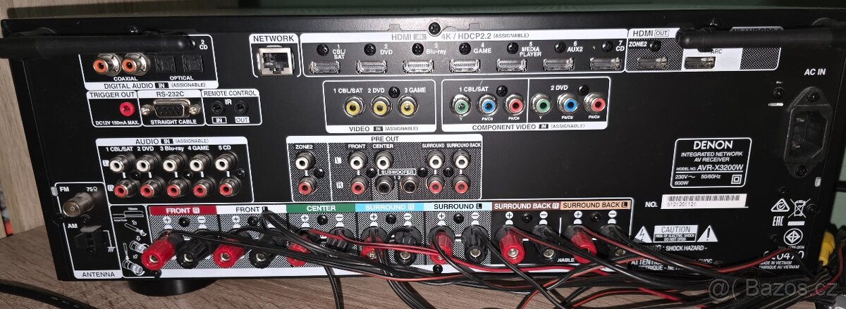 DENON AVR-X3200W+REPROBEDNY HACO 5.1 - 3
