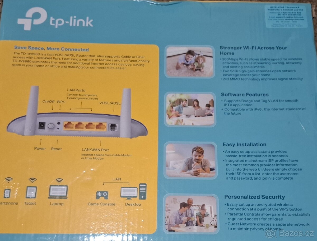 VDSL/ADSL Modem Router TP-Link TD-W9960 - 3