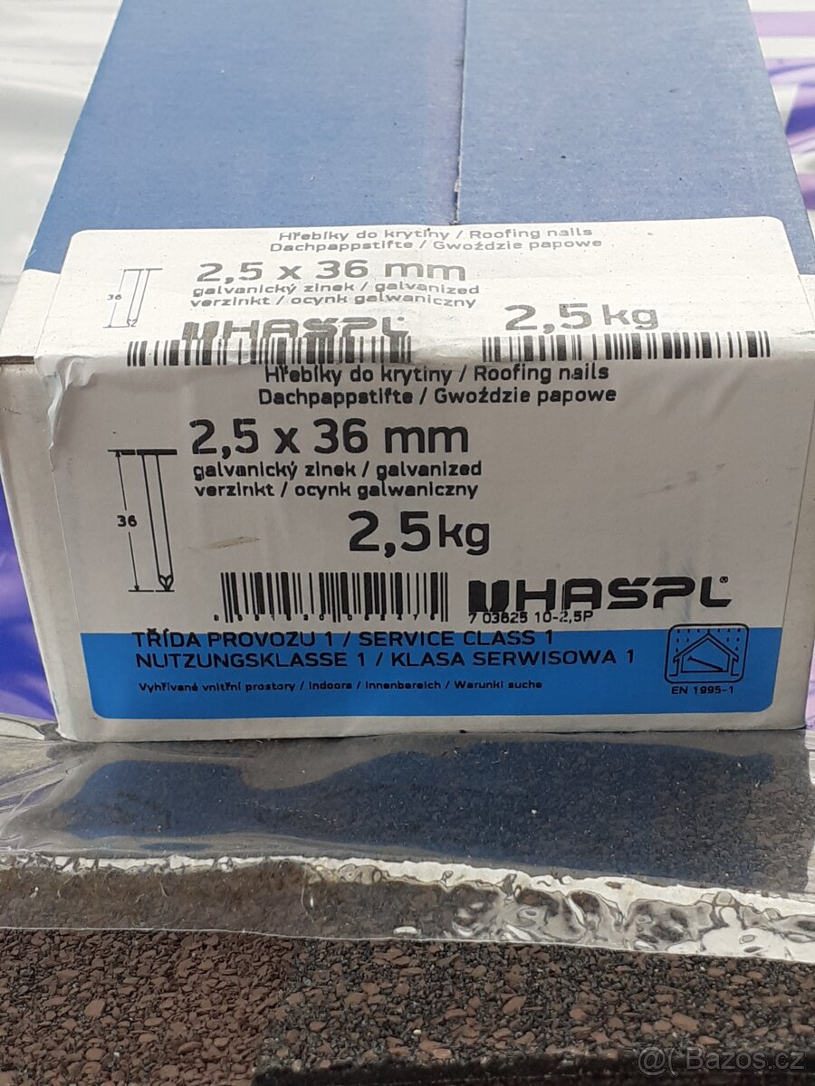 Šindel+ hřebíky - 3