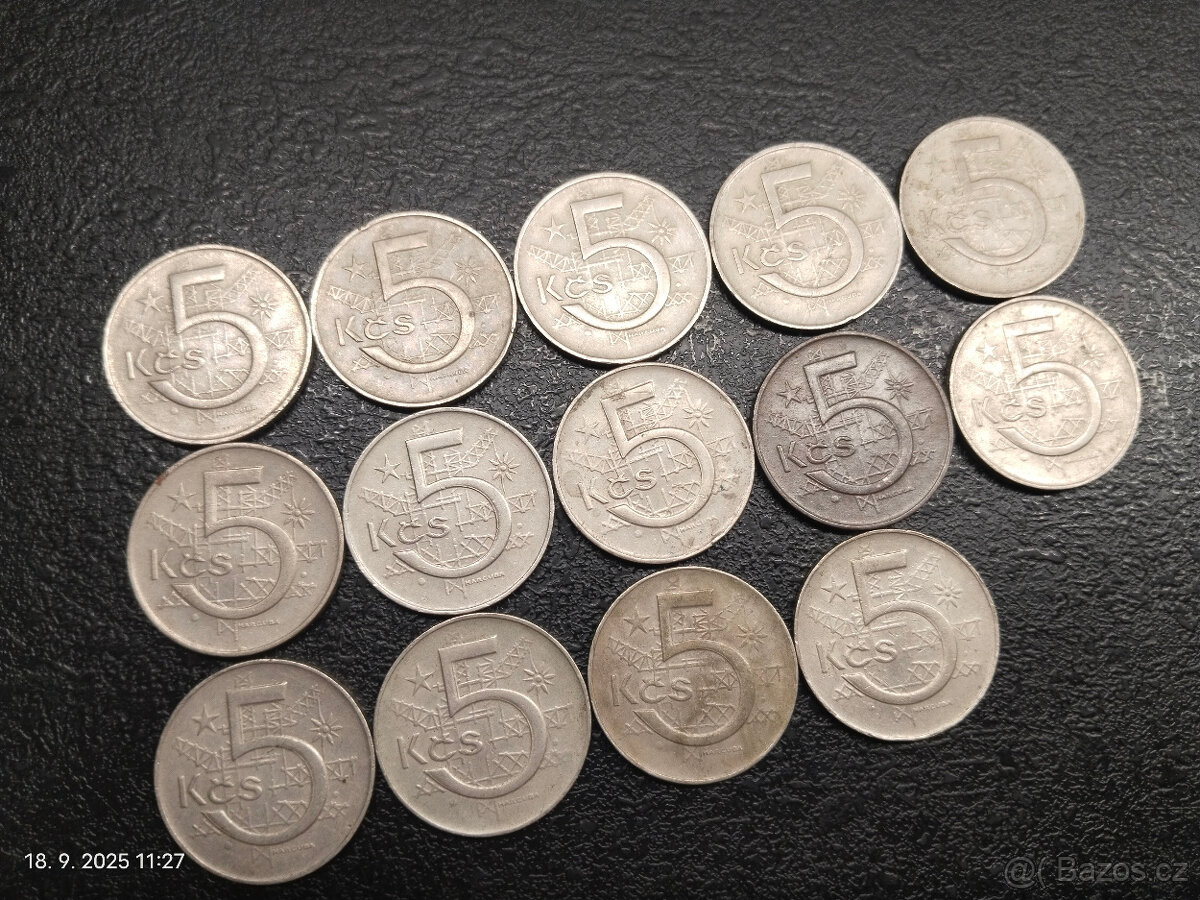 14x 5kčs Československo - 3