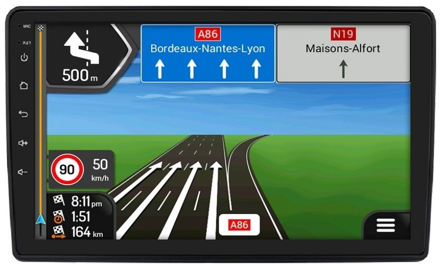 9" VW Golf 4, Bora - Android 14 - GPS autorádio - 3