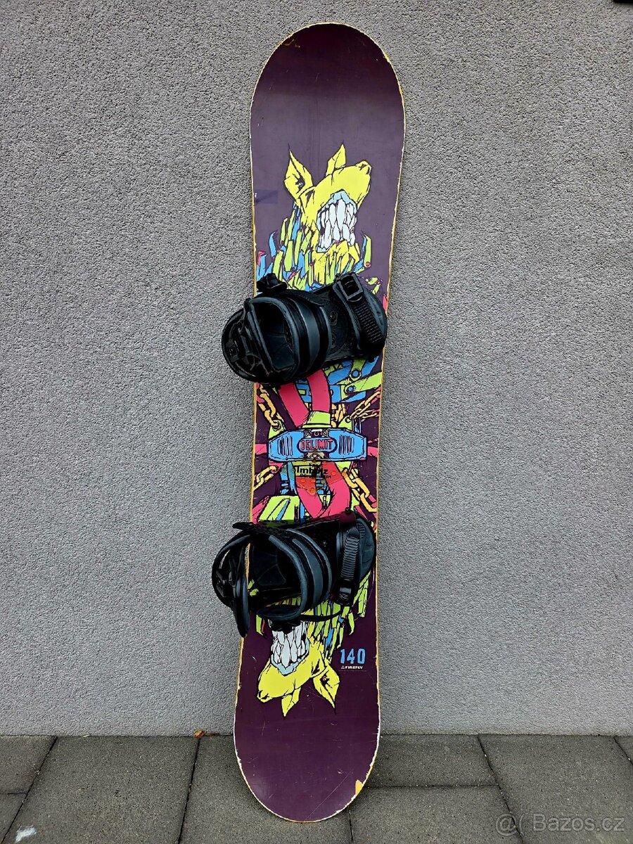 Snowboard FIREFLY, 140 cm + boty - 3