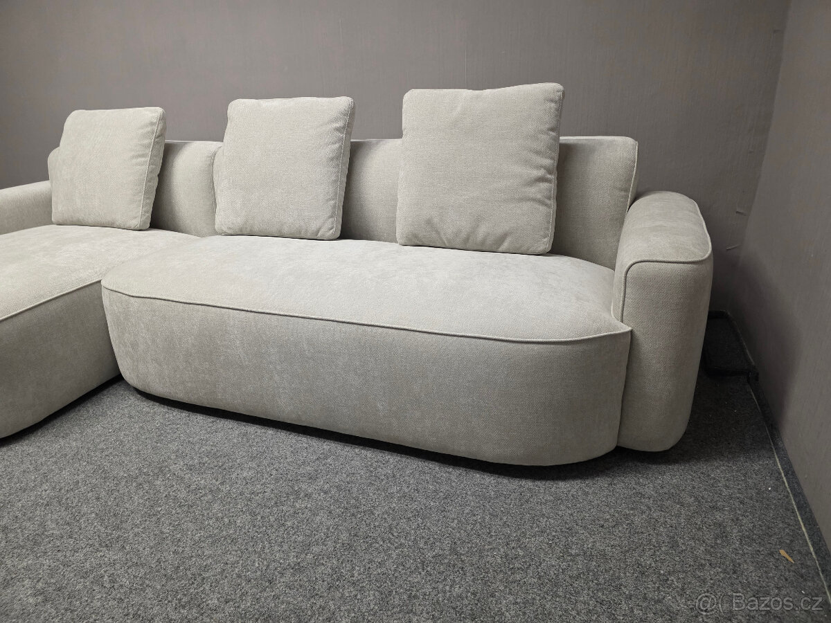 Nová variabilní sedačka ELA světle šedá - 3