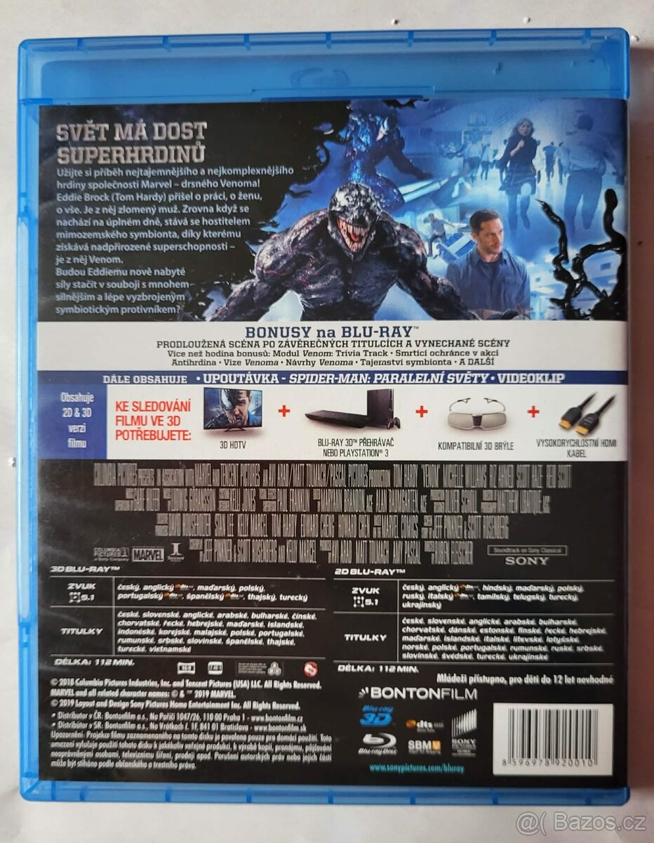 VENOM (3D+2D) BLU RAY - 3
