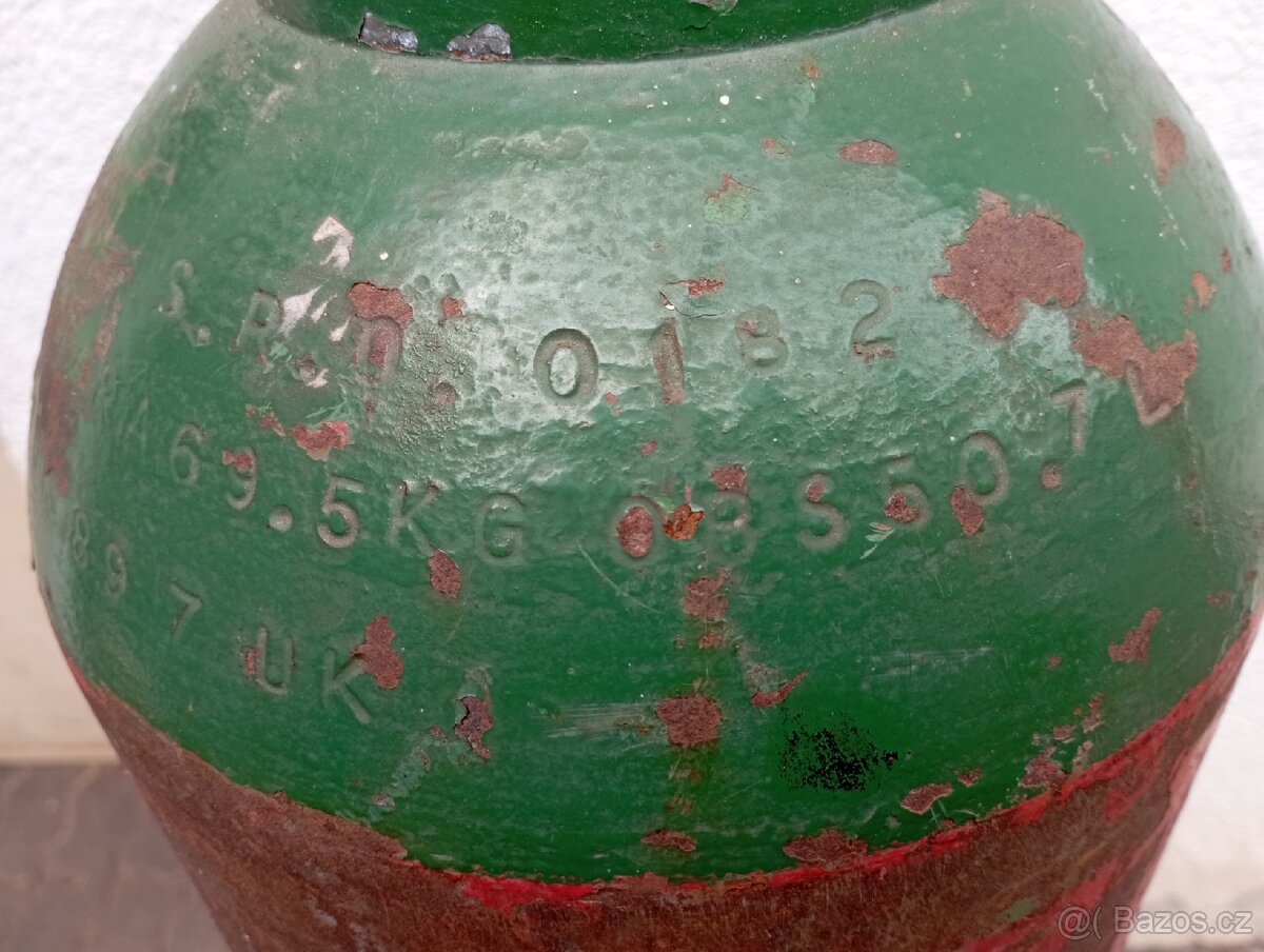 Tlaková láhev 50,7l dusík, vodik - 3