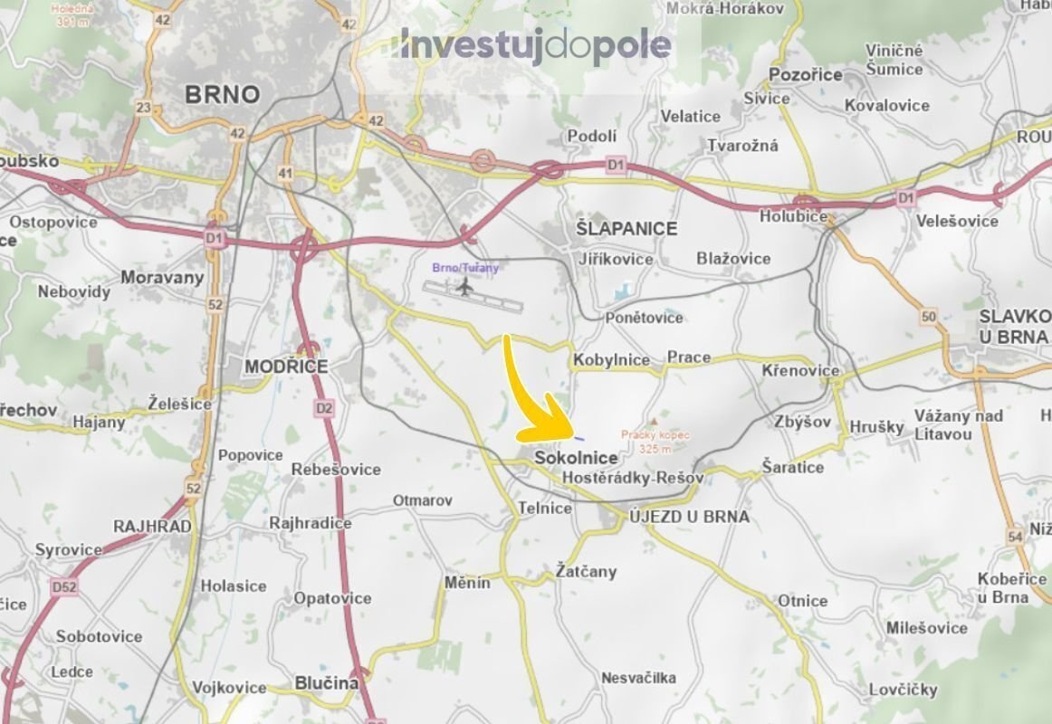 Prodej pole 3 674 m², Sokolnice, ev.č. 2025-07-02-3 - 3