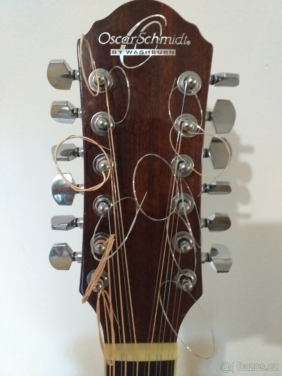 Elektroakusticka dvanactistrunna kytara Washburn - 3