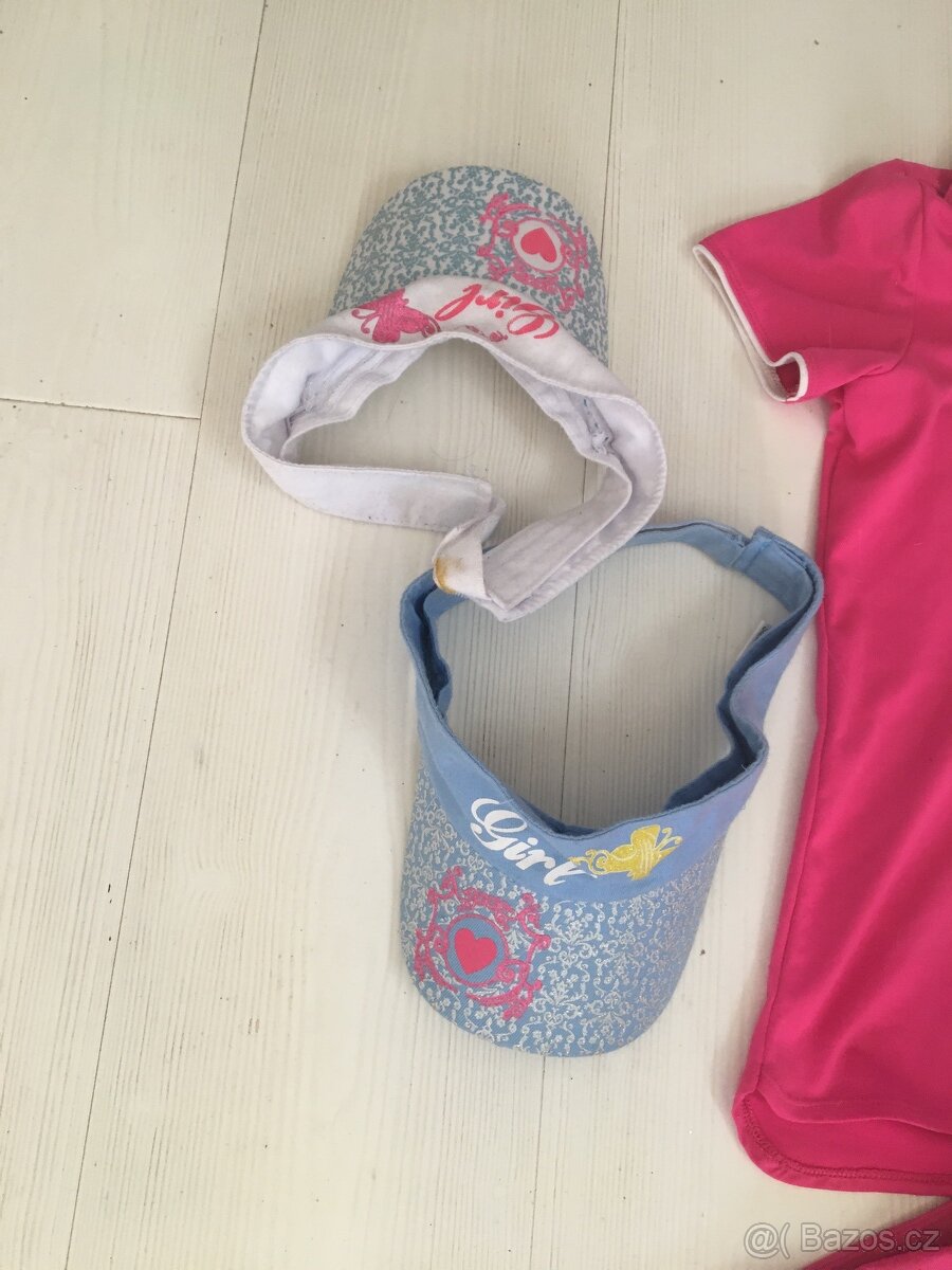 Triko, sukně/kraťasy, čepice 10 let - 3