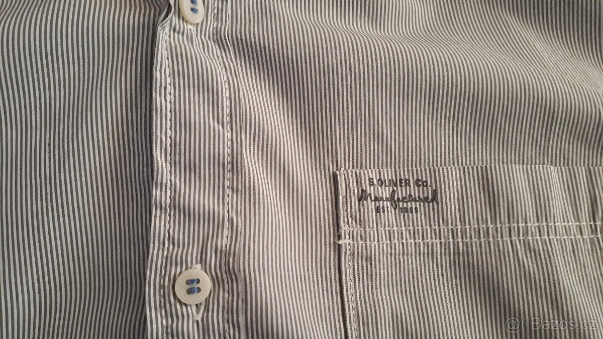 Pánská košile s proužky s.Oliver/M/2x57cm - 3