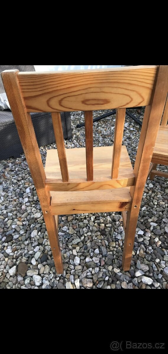 židle masiv 4 ks - 3