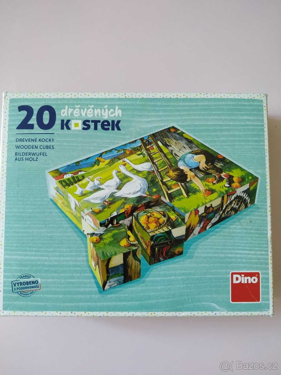 Dřevěné kostky jako nové - 3