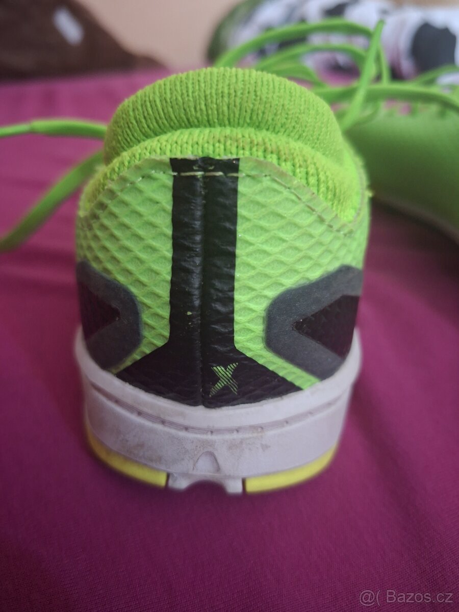 Sálové boty Adidas zelene - 3