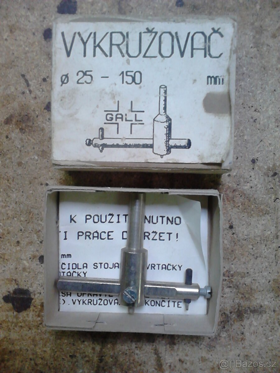 Dlabací vrtáky + vykružovák - 3