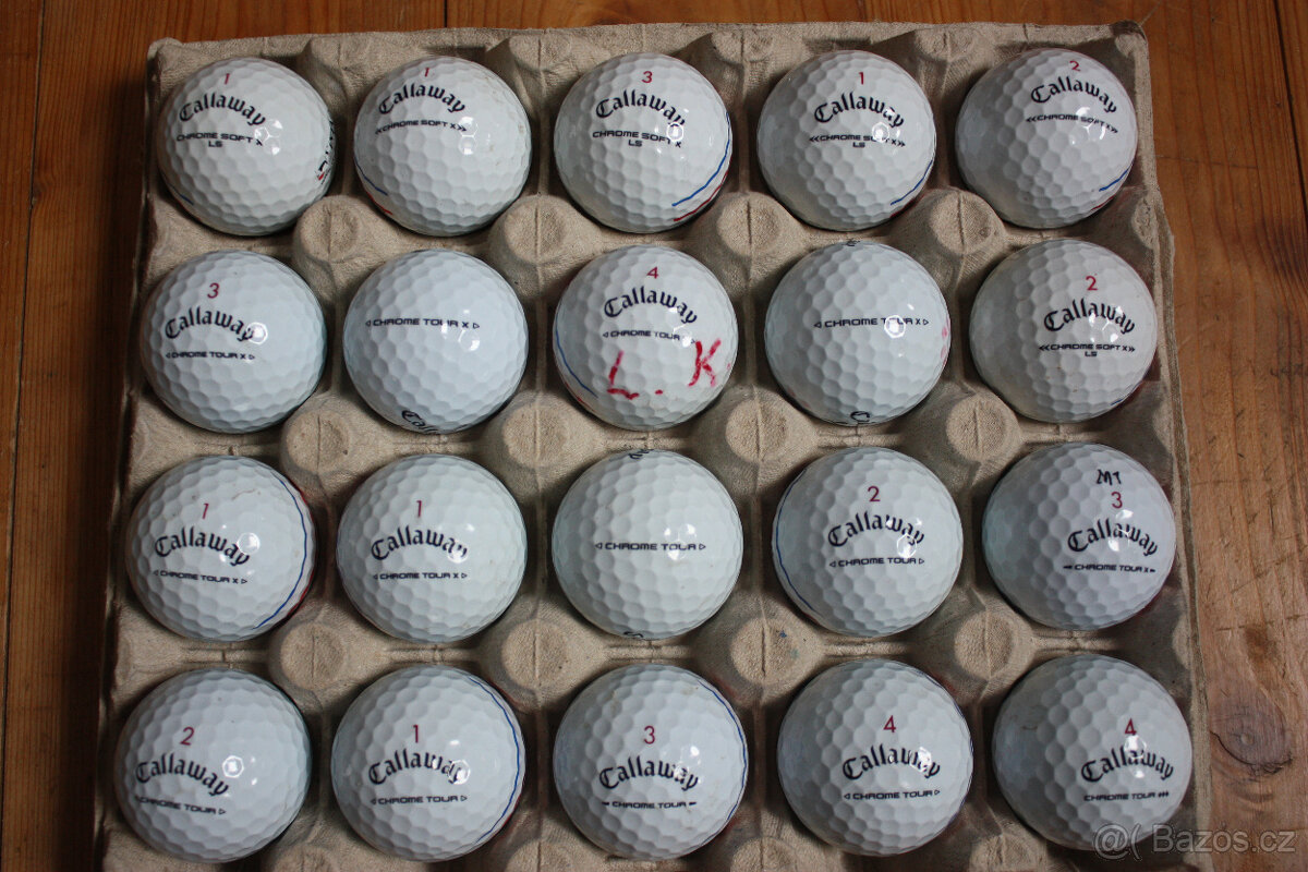 60 míčů CALLAWAY CHROMESOFT - TOP STAV - 3