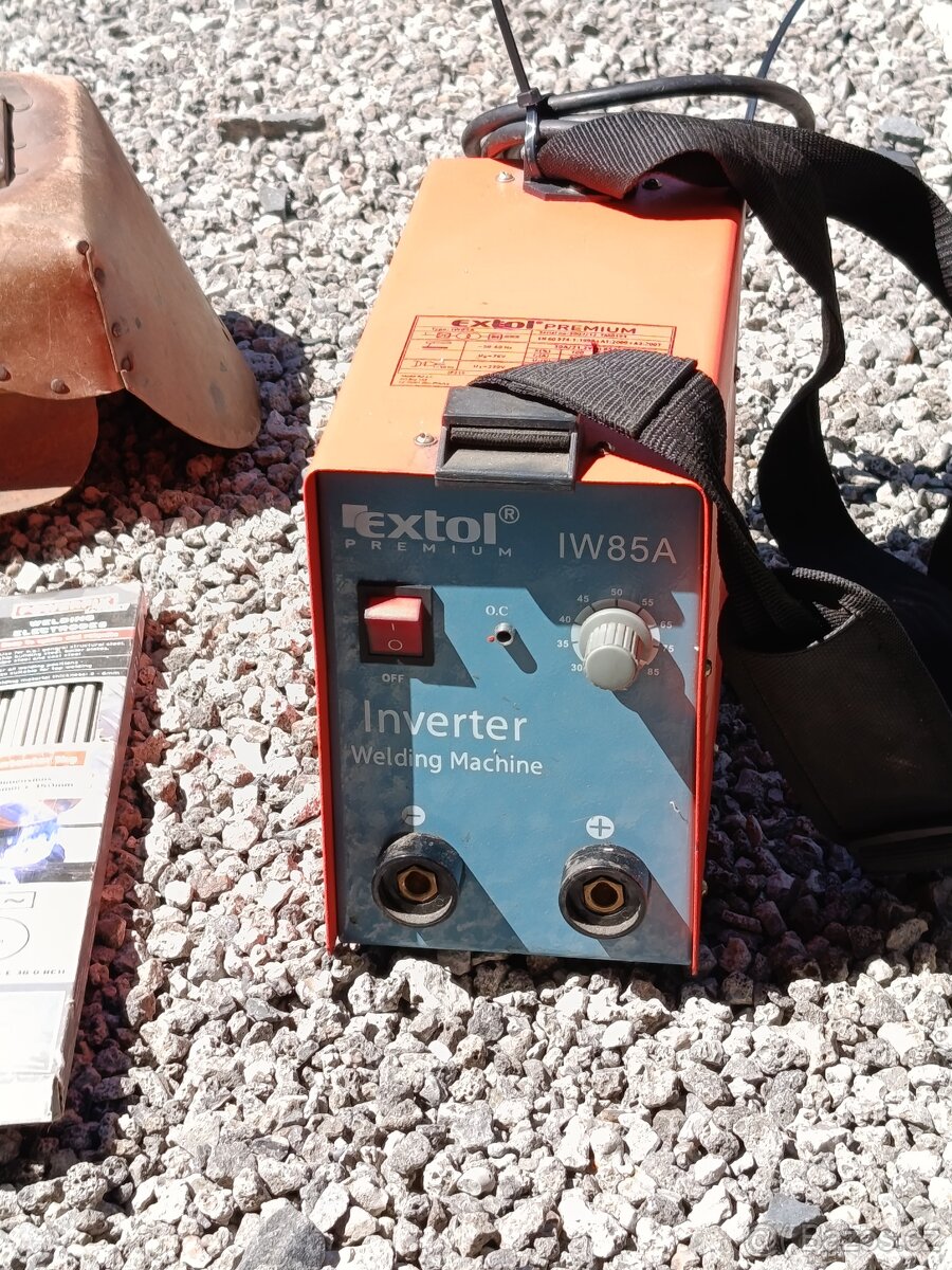 svařovací set – Extol Premium 85A + elektrody + kukla - 3
