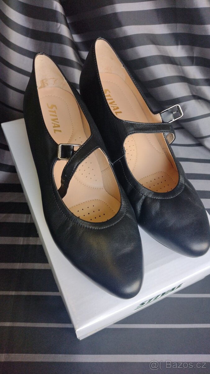 nové dámské celokožené lodičky STIVAL č.39 - 3