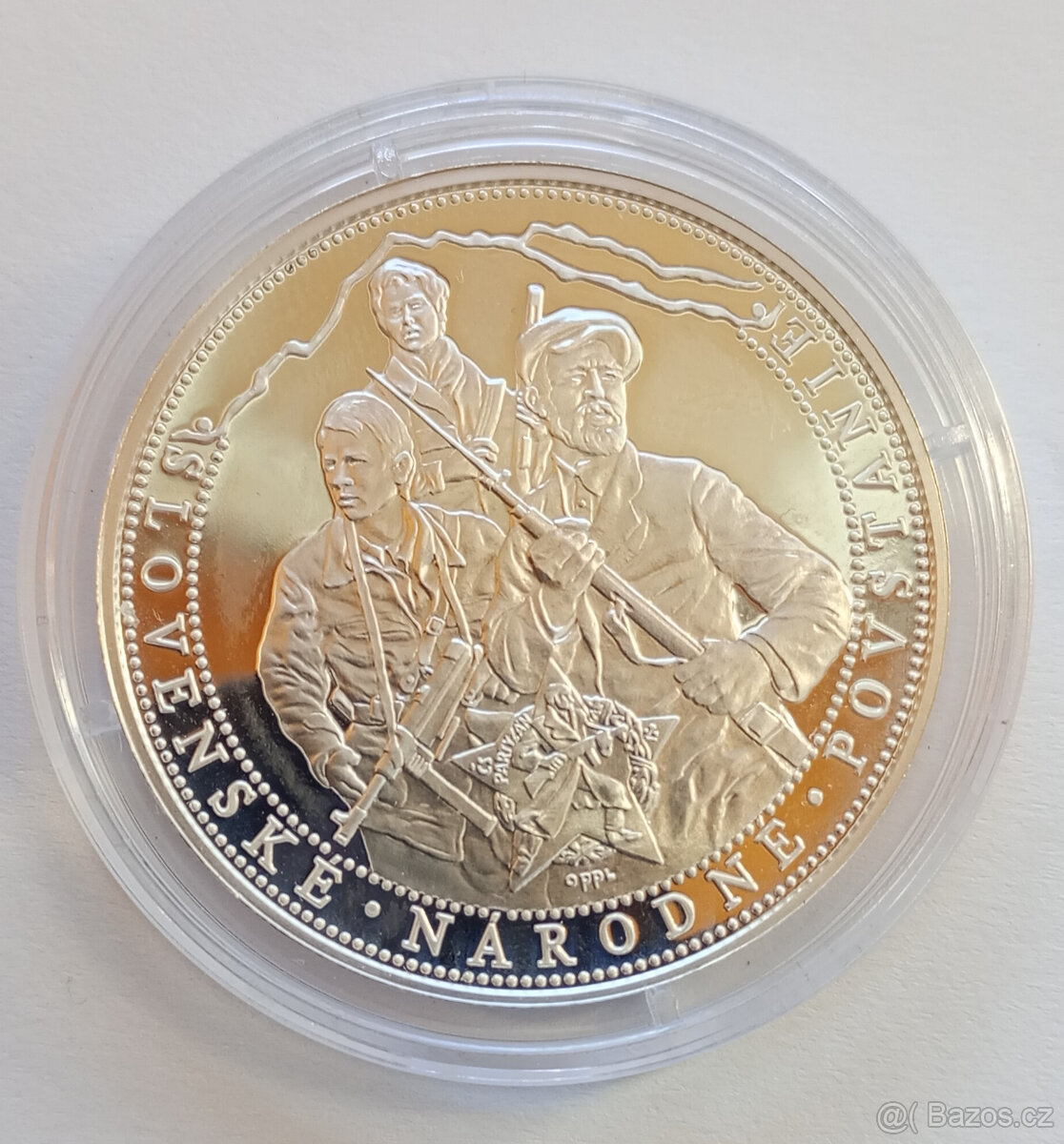 Pamětní medaile – Slovenské národní povstání Ryzí stříbro - 3