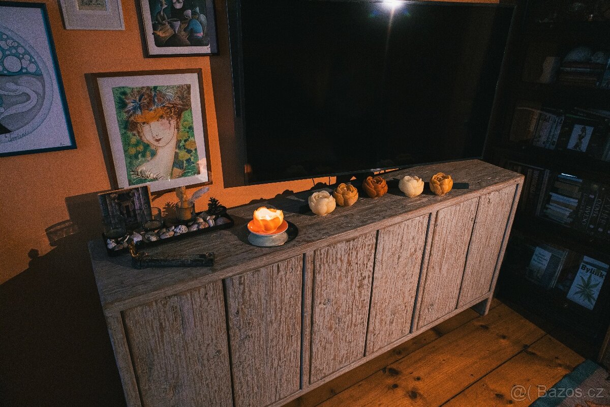 Komoda z borovicového masivu - 3