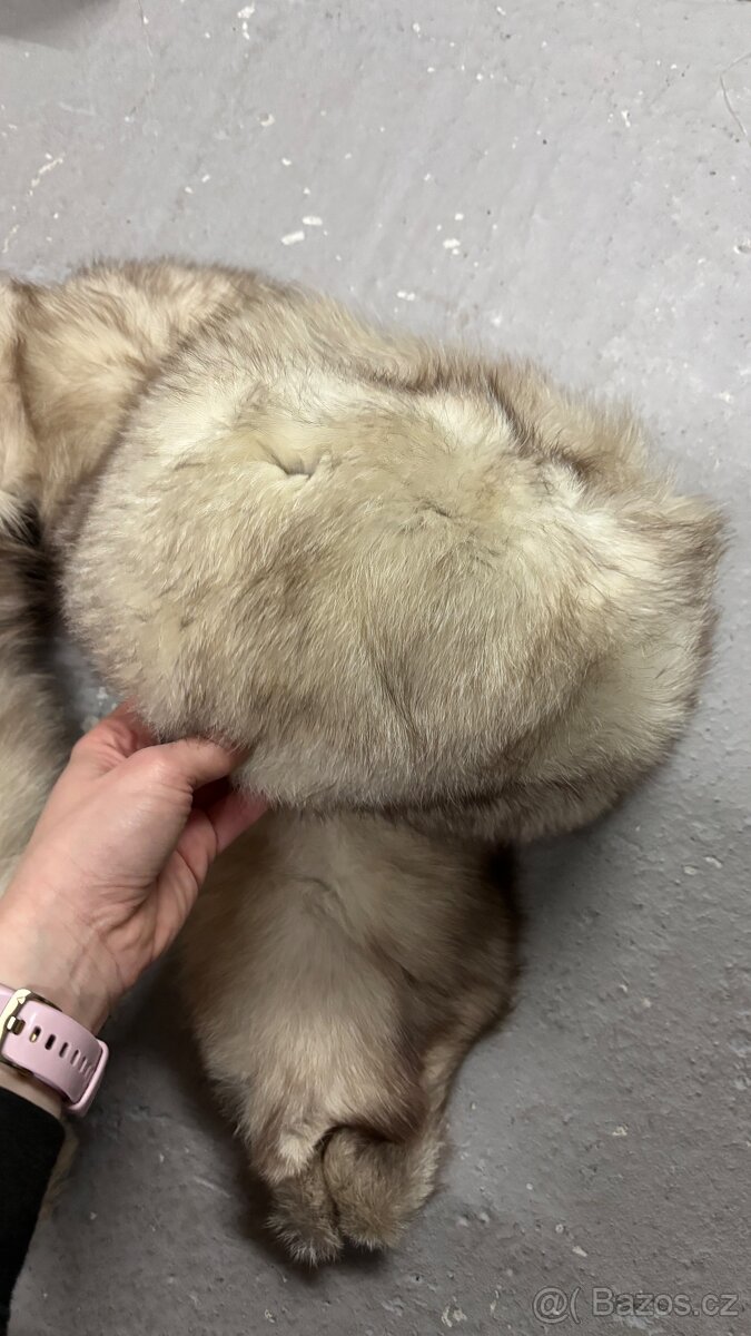 Dámský kožešinový límec a čepice - liška - 3