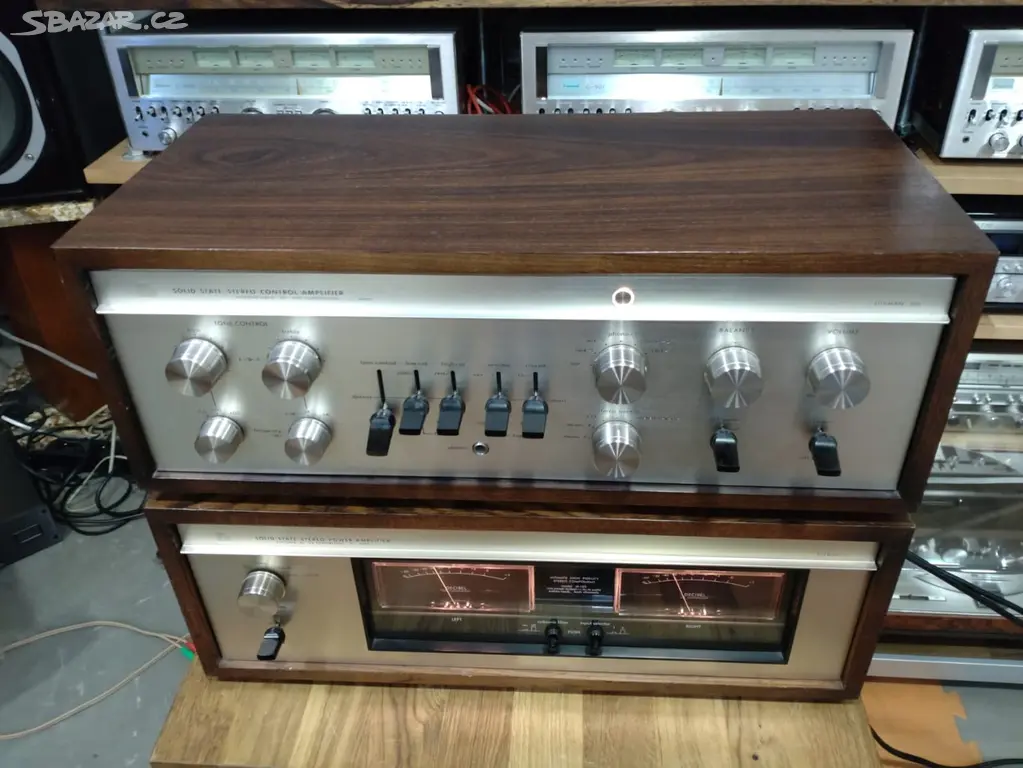 předzesilovač a koncový stupeň Luxman CL350 a M150 - 3