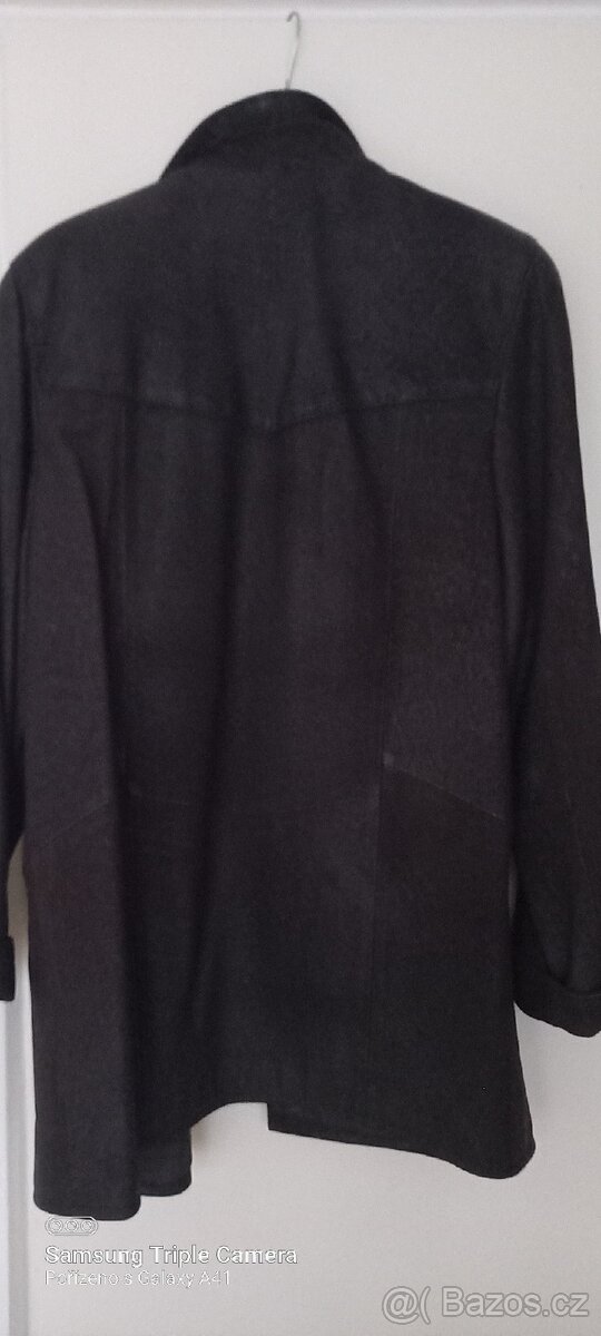 kožený trřičtvrtečni kabátek vel.48 - 3