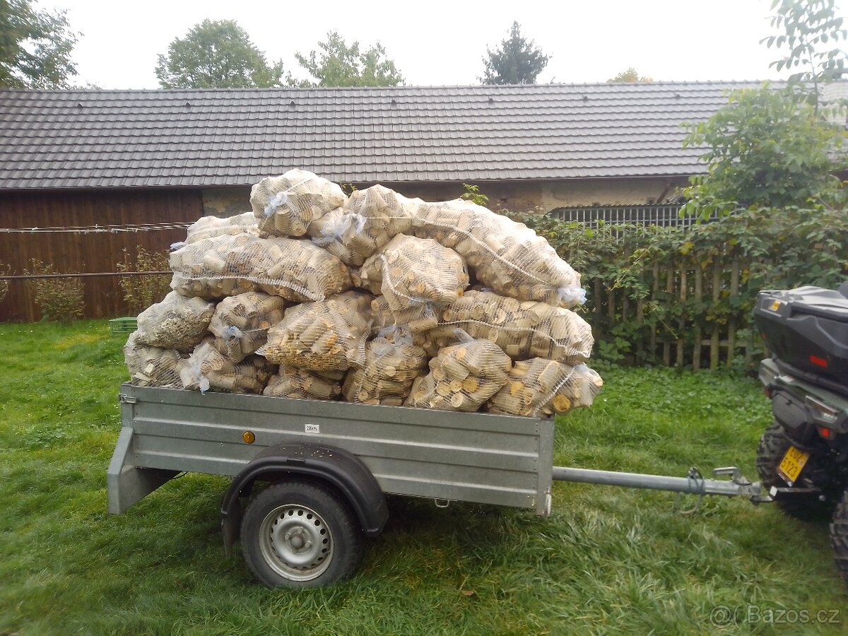 palivové dřevo špalíky pytlované od 80,-Kč za pytel - 3