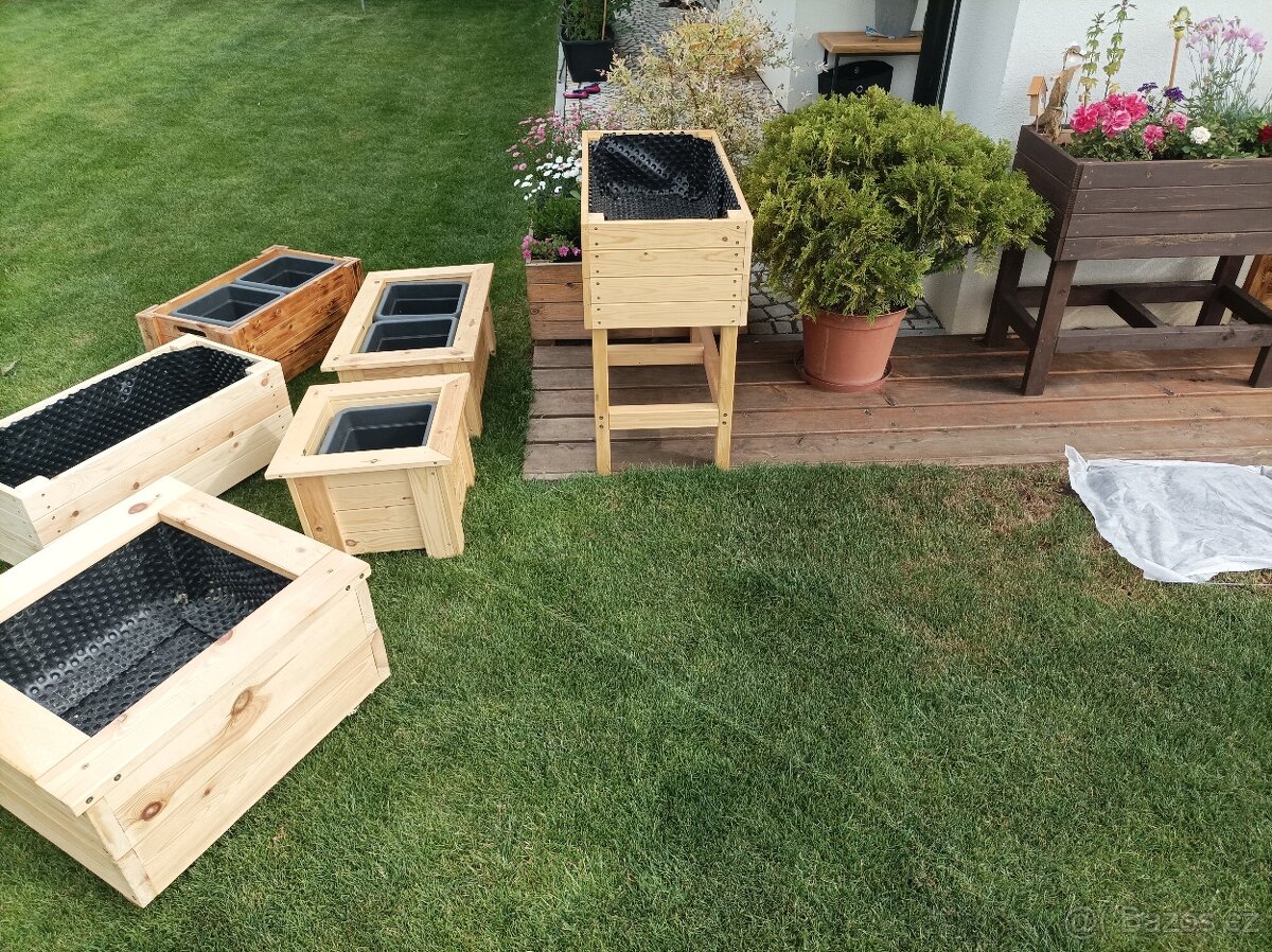 Vyvýšený záhon, květináč, truhlík skladem - 3
