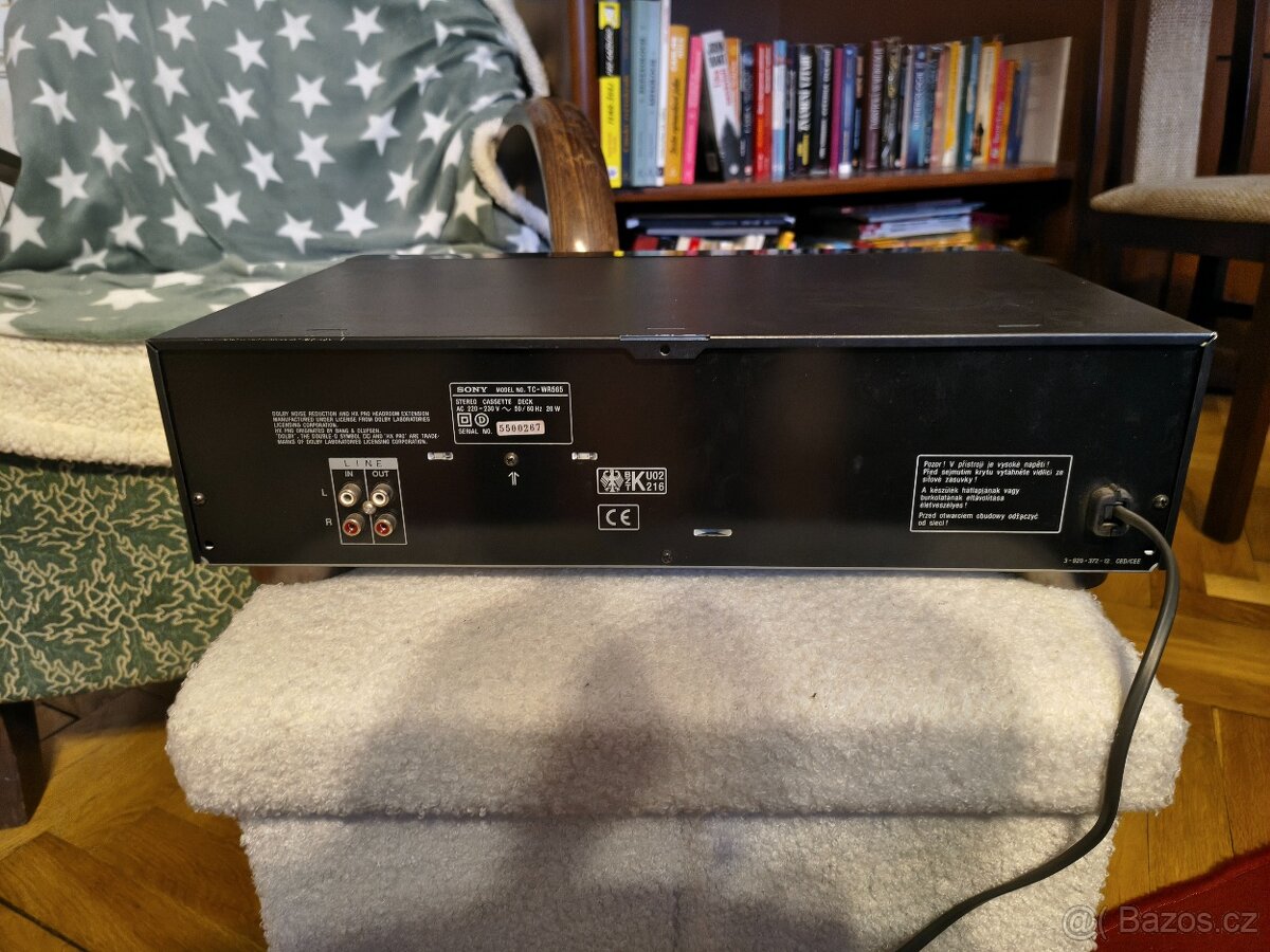 Sony TC-WR565 double cassette deck k servisu - 3