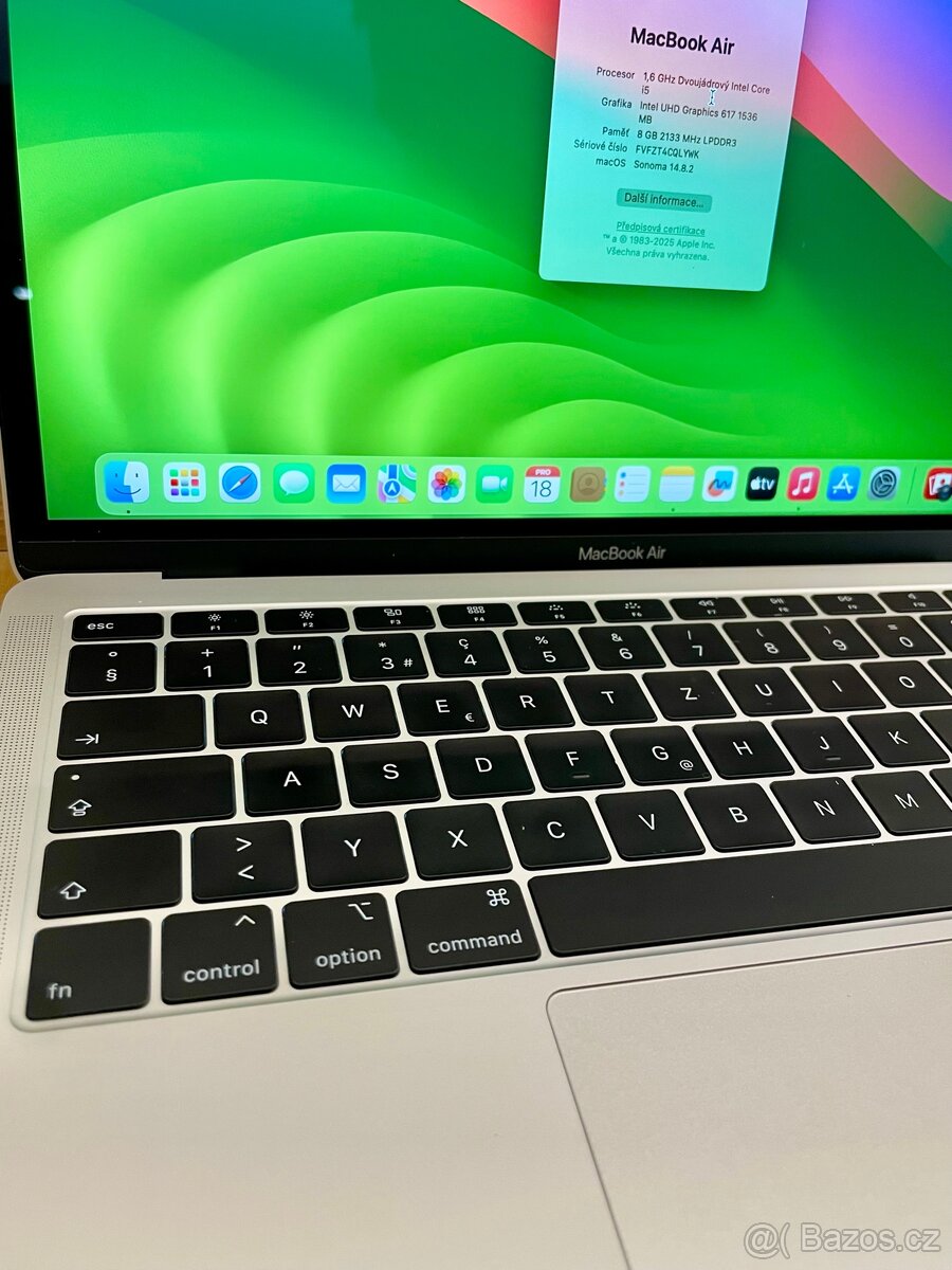 APPLE MACBOOK AIR 2019 13” i5/8/256GB - SILVER - 3