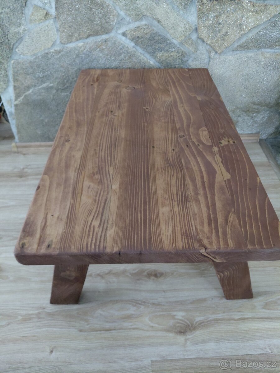 Konferenční stolek z masivu - 3