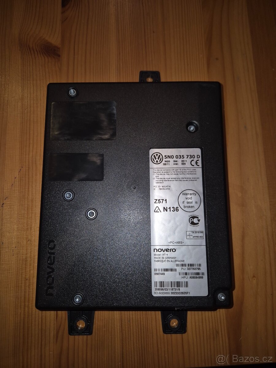 Originální Bluetooth jednotka 5N0 035 730 D – Handsfree / A2 - 3