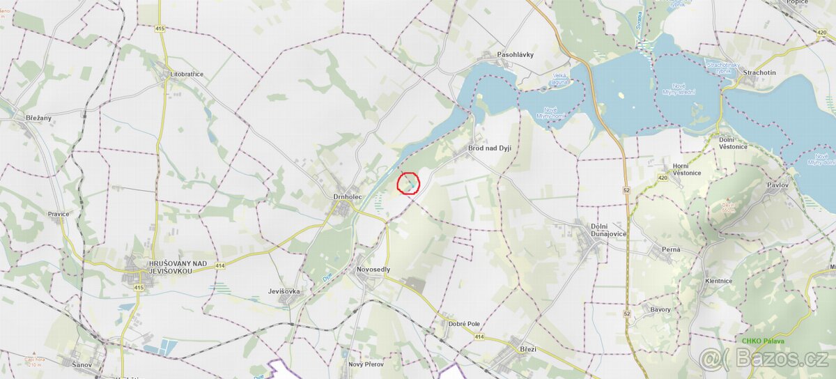 Prodám pozemky v k. ú. Brod nad Dyjí - 3