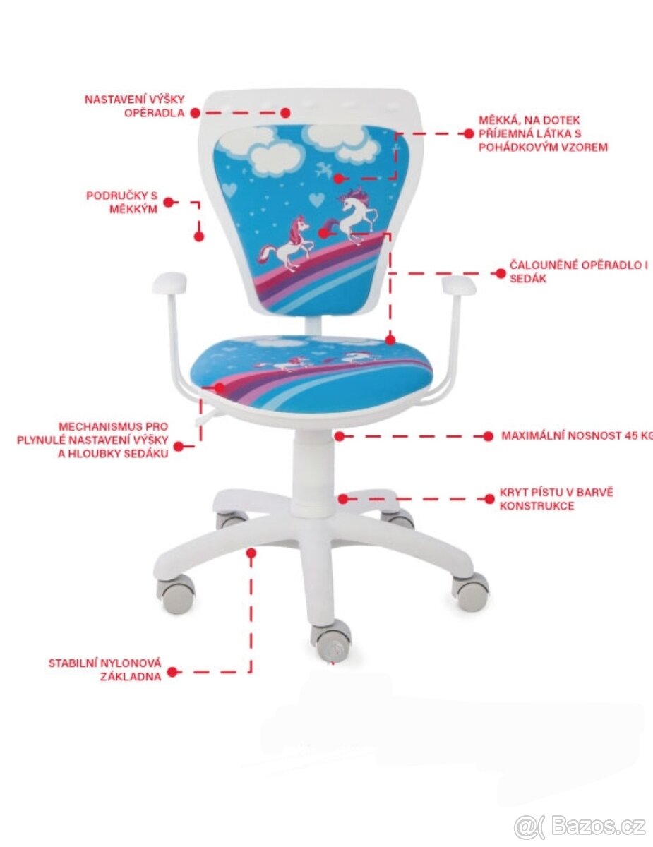 Dětská židle otočná - 3