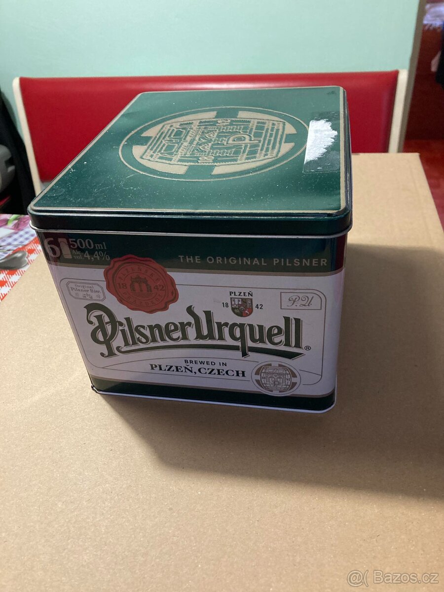 Plechová krabice PILSNER URQUELL - 3